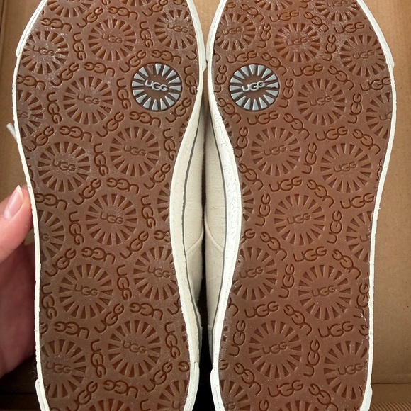 UGG White Lace-Up Casual Shoes - Picture 4 of 4